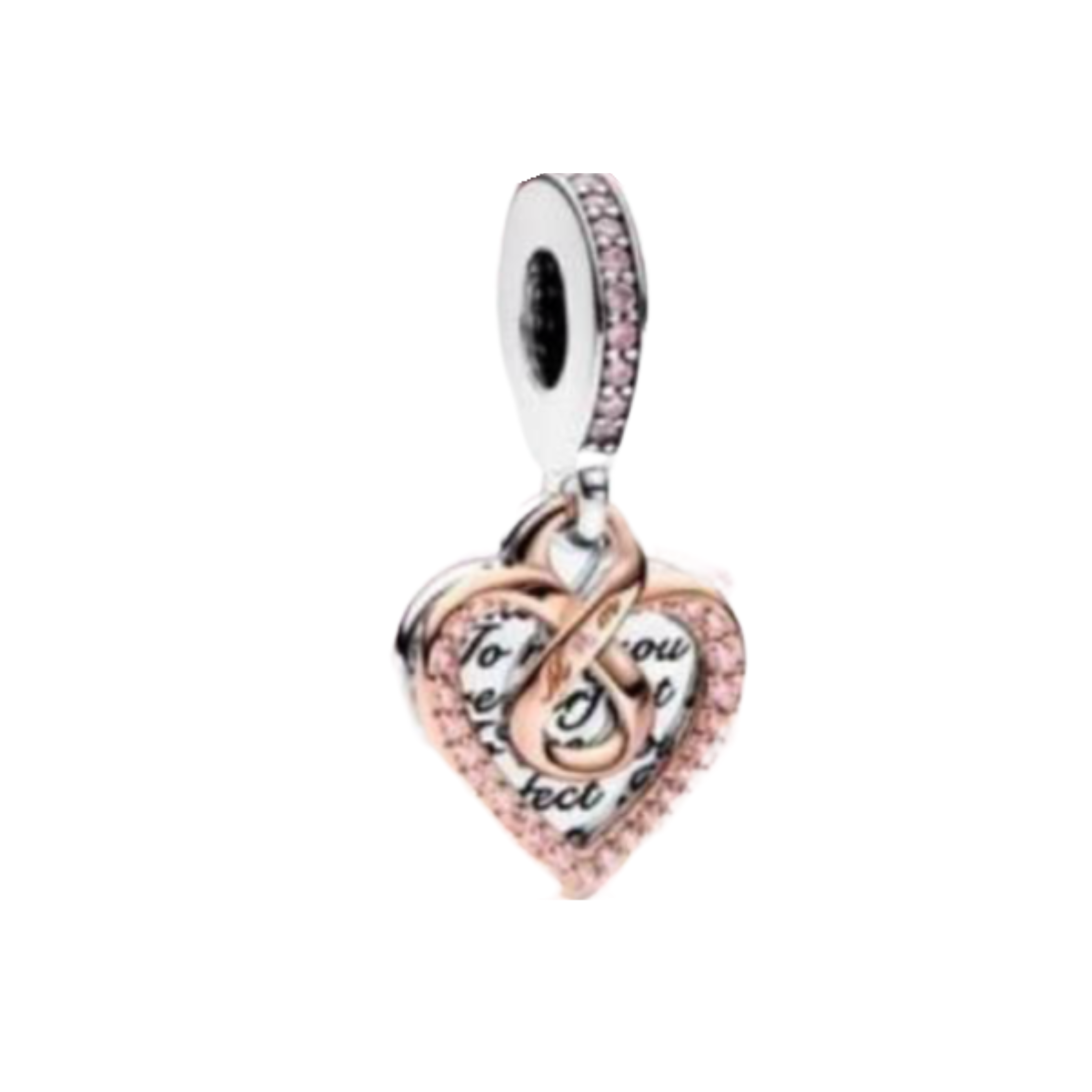 Charm 8 corazón infinito