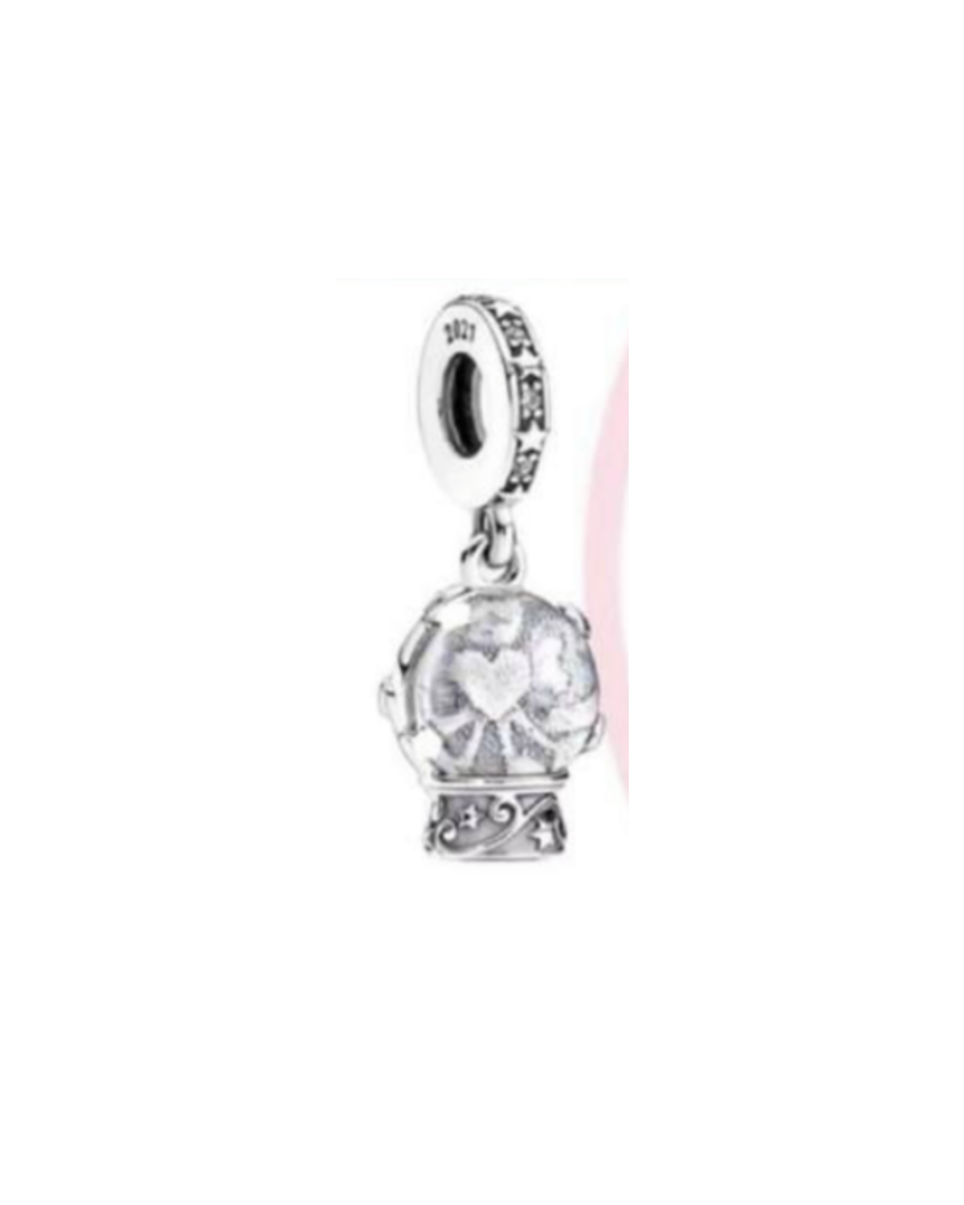 Charm 727 Globo de nieve 2 (corazon)