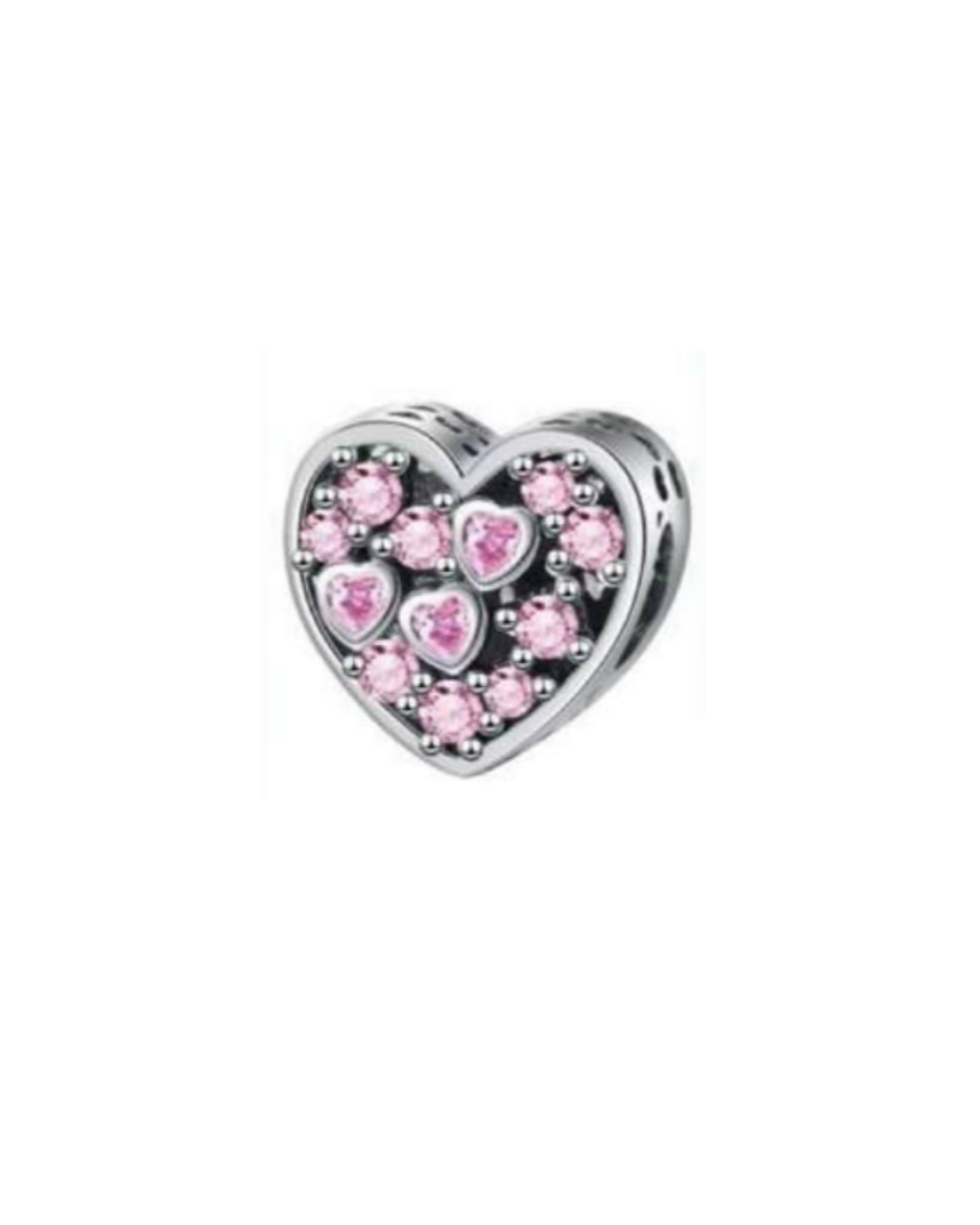 Charm 310 corazón pedrería