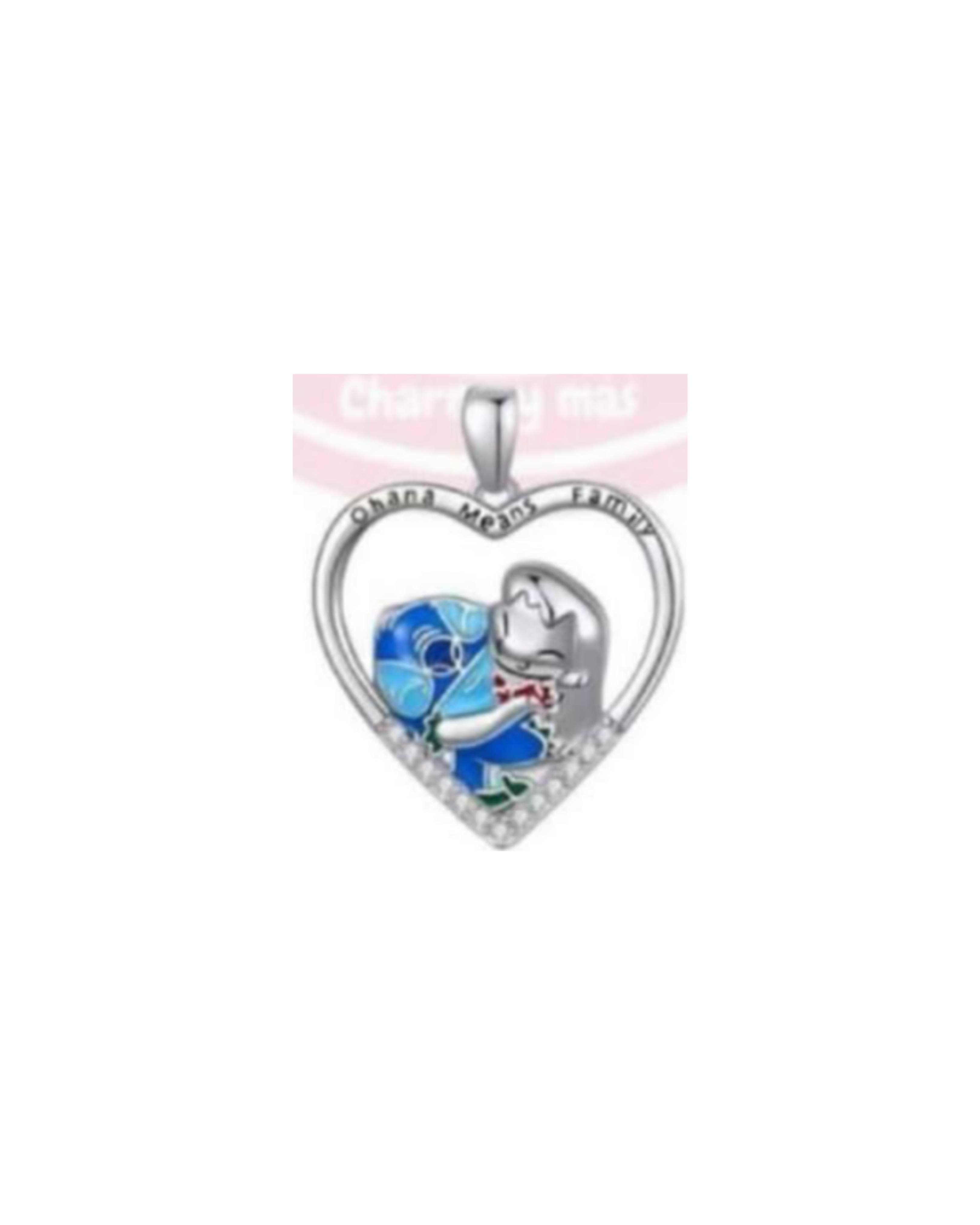 Charm 761 Corazón Lilo y Stitch