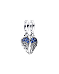 Charm 127 doble alas azul