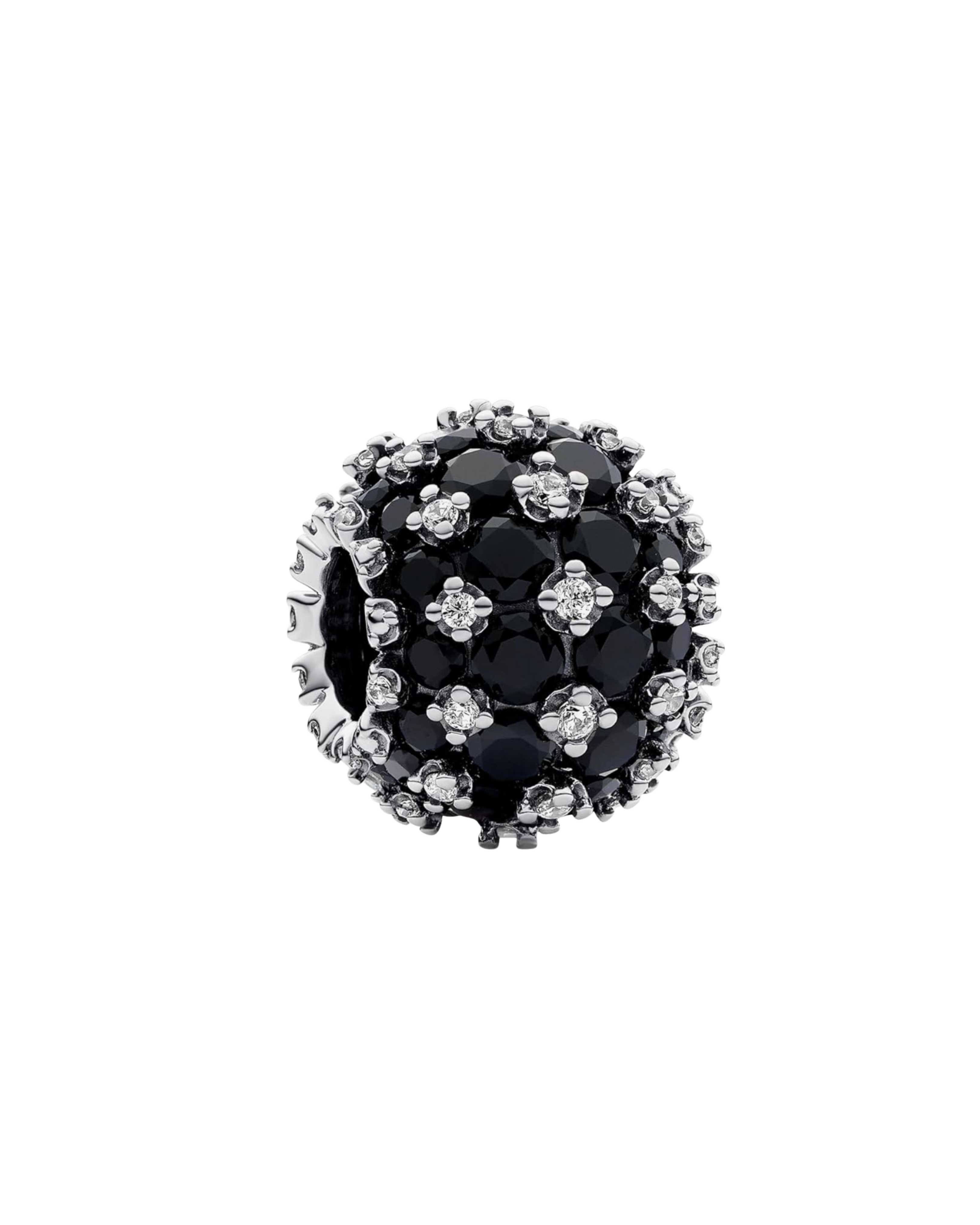 Charm 221  bola negra brillos