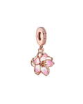 Charm 322 flor rose gold