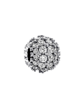 Charm 222  bola plata brillos
