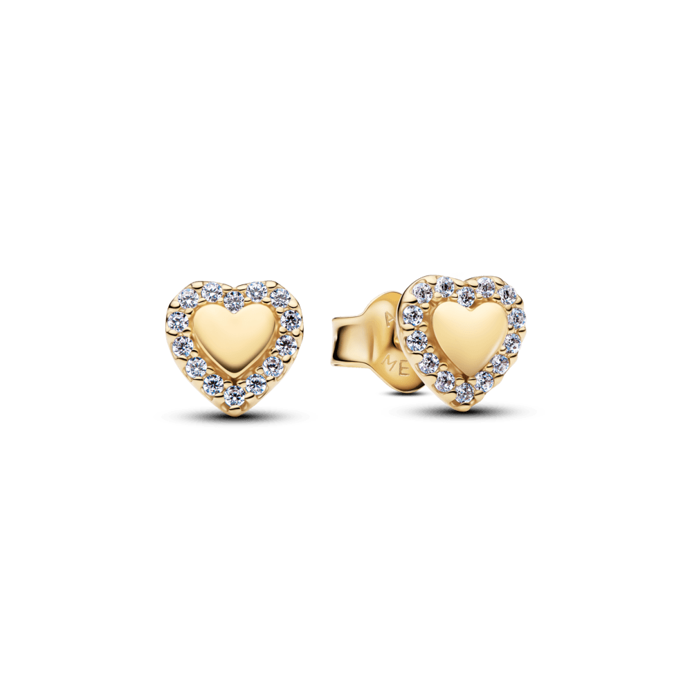 Aretes AR34 Corazón Dorado