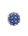 Charm 224  bola azul brillos