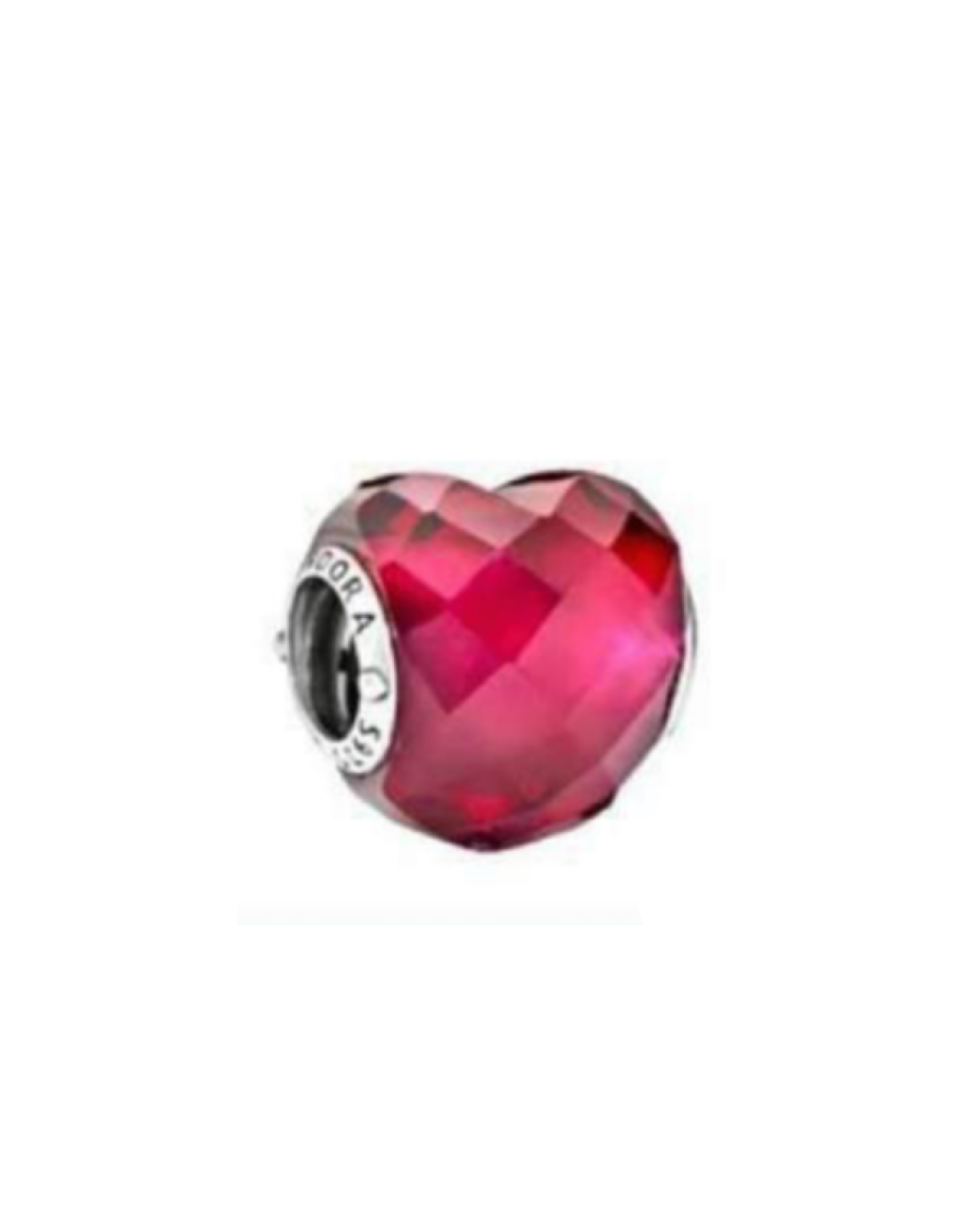 Charm 133 corazón rojo