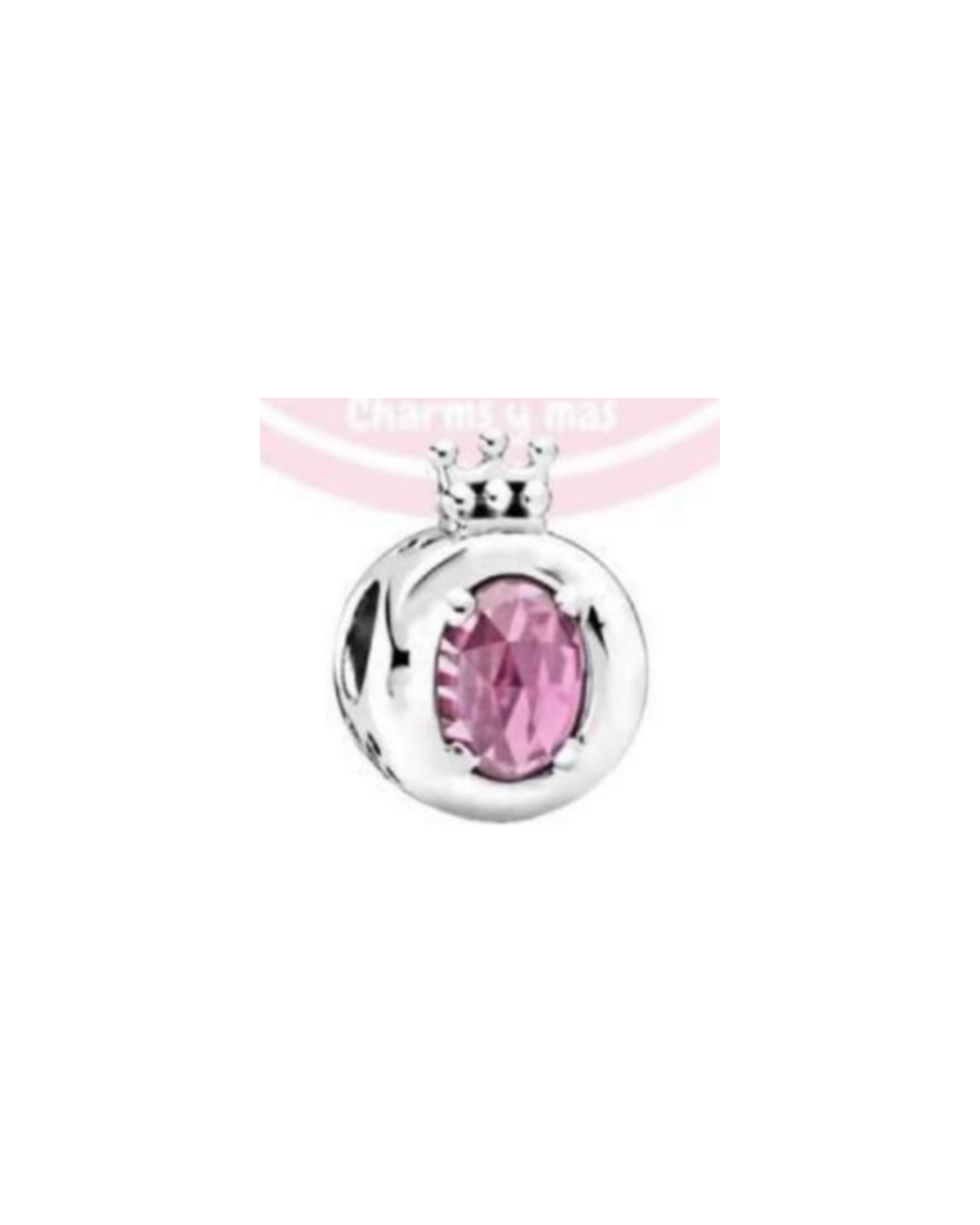 Charm 326 piedra rosa