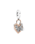 Charm 163 corazón candado