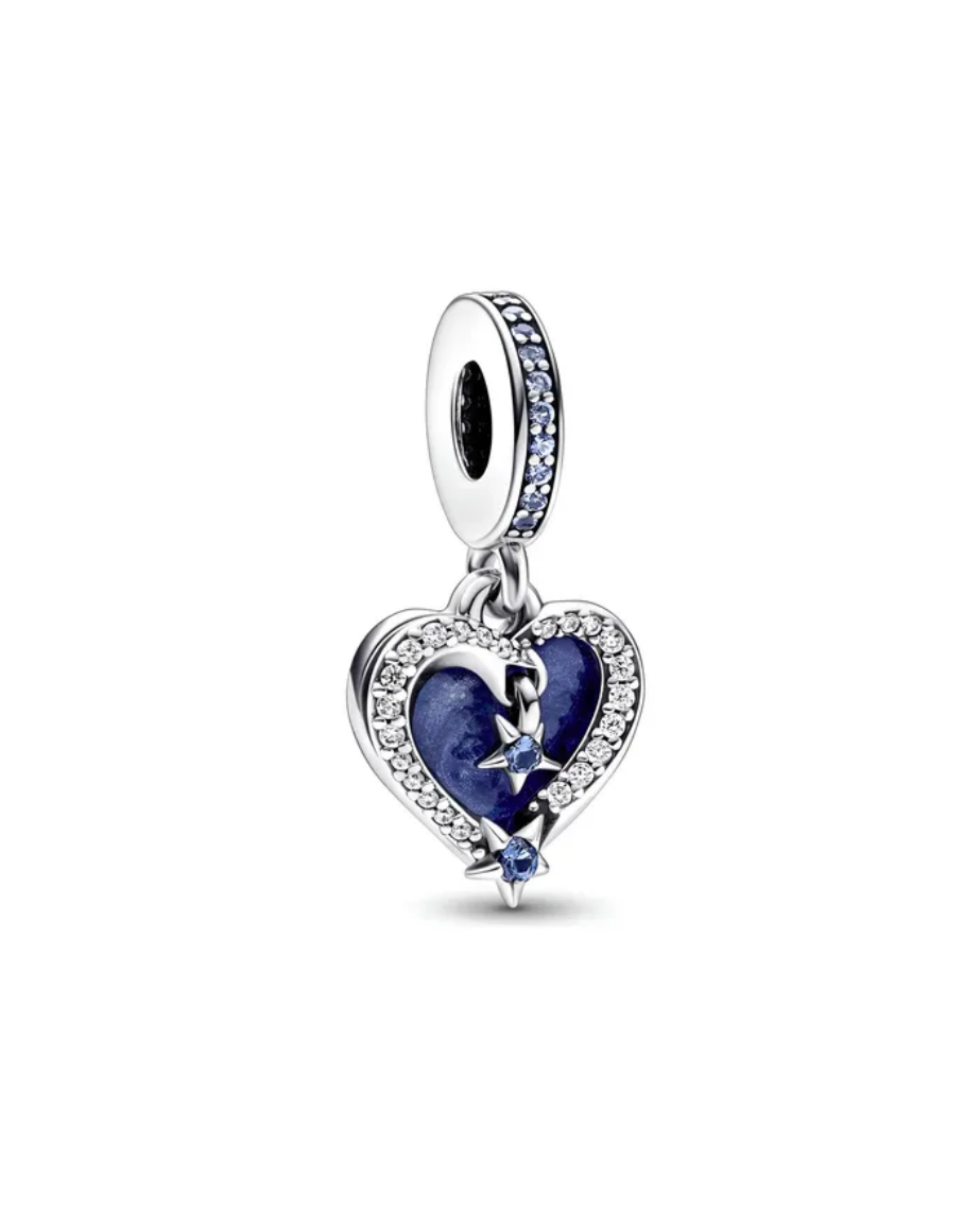 Charm 254 corazón estrellas