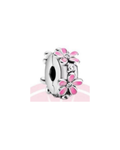 Charm 665 Clip Flores Rosas