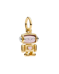 Charm 367 robot dorado