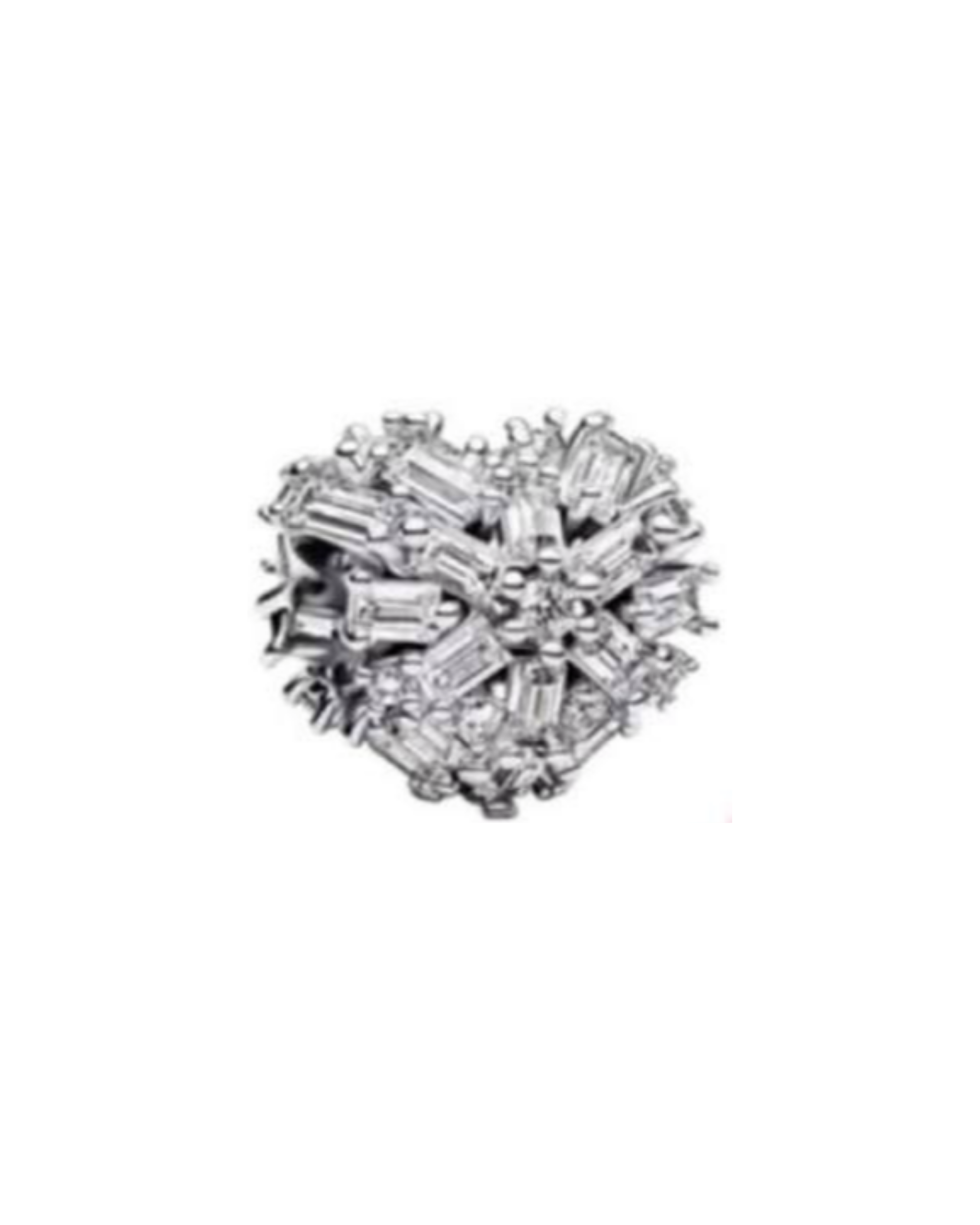 Charm 679 Corazon Piedras Brillosas