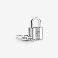 Charm 792 Candado y Llave Plata