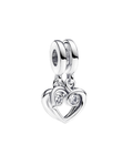 Charm 104 doble corazón