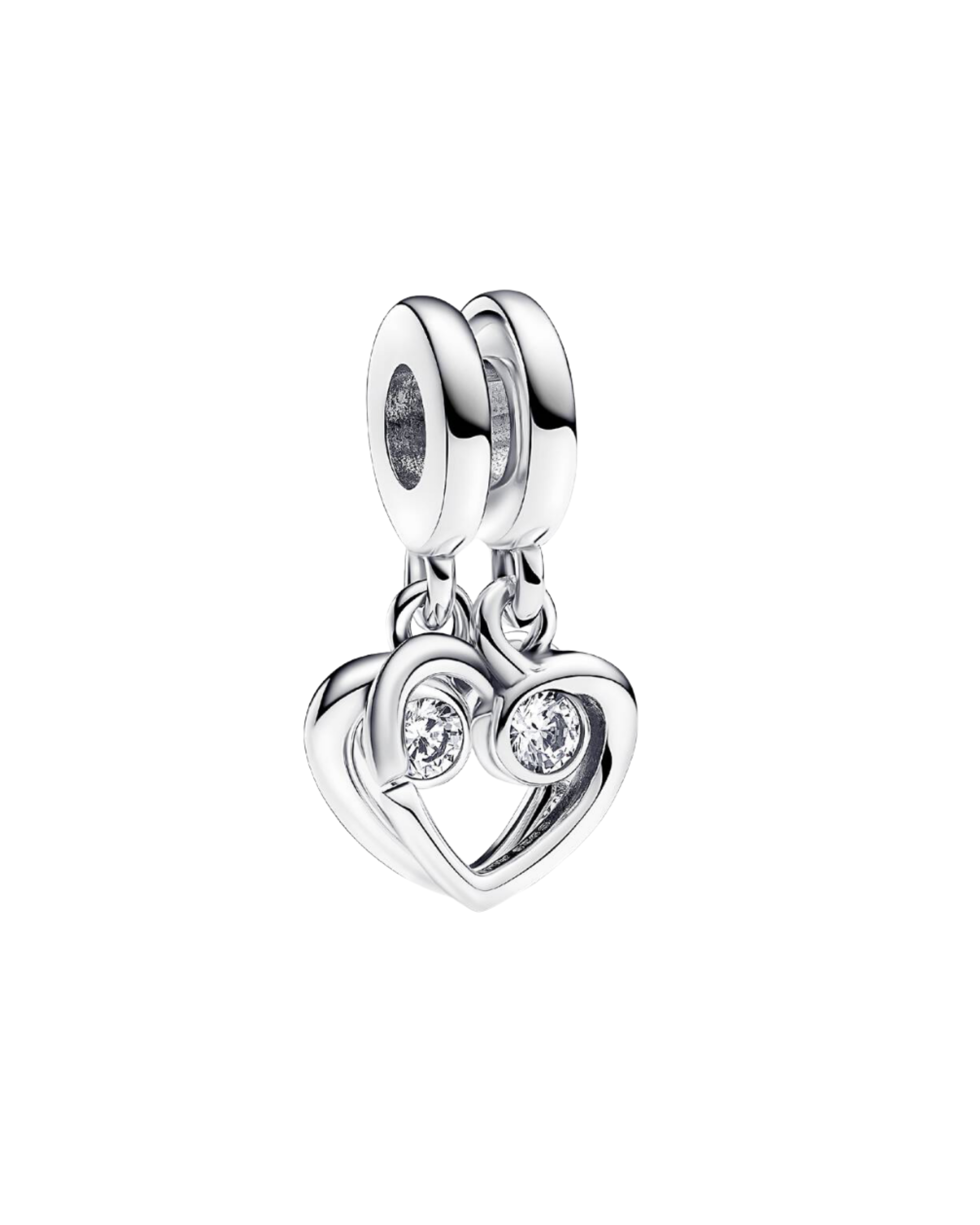 Charm 104 doble corazón