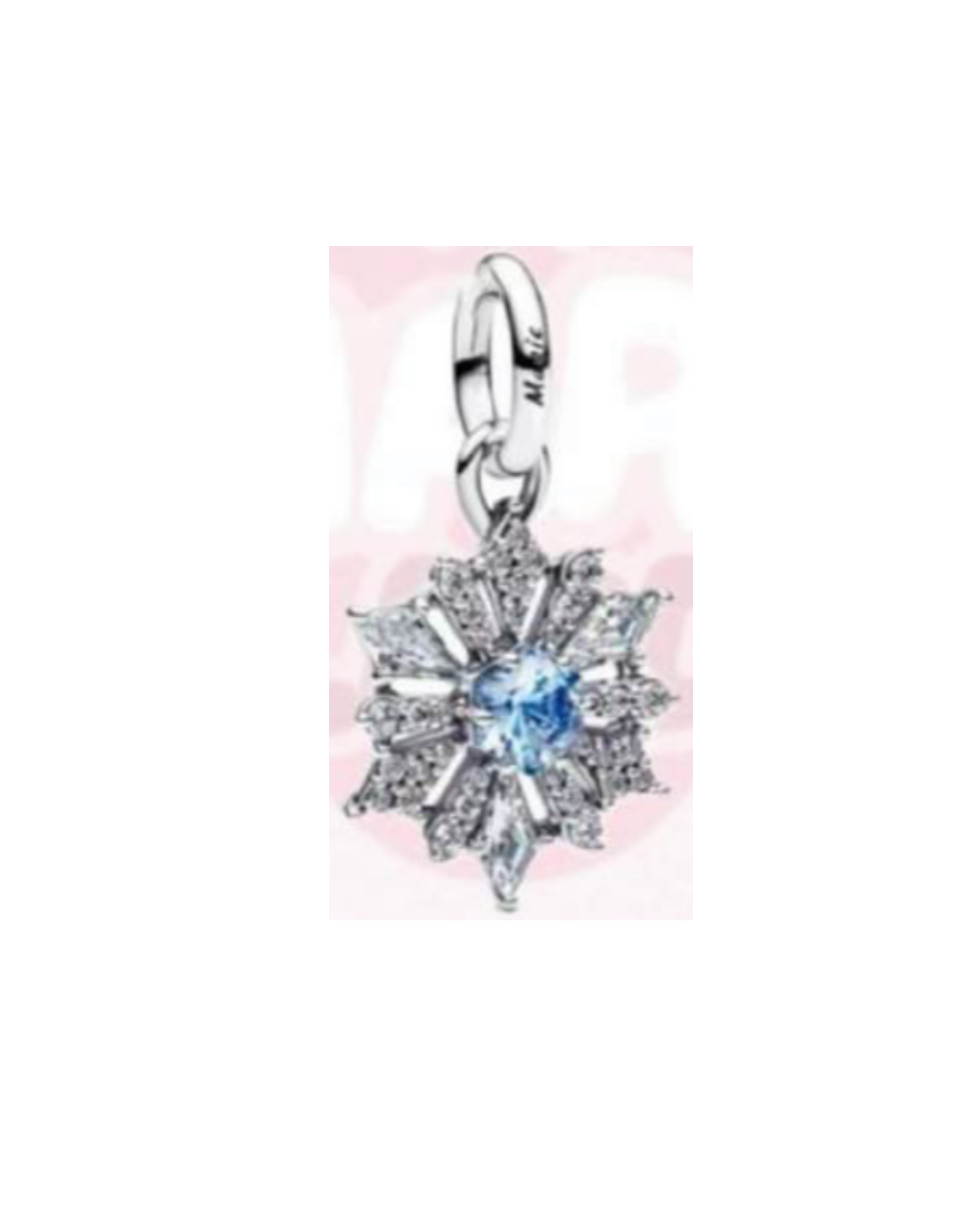 Charm 683 Copo de nieve azul
