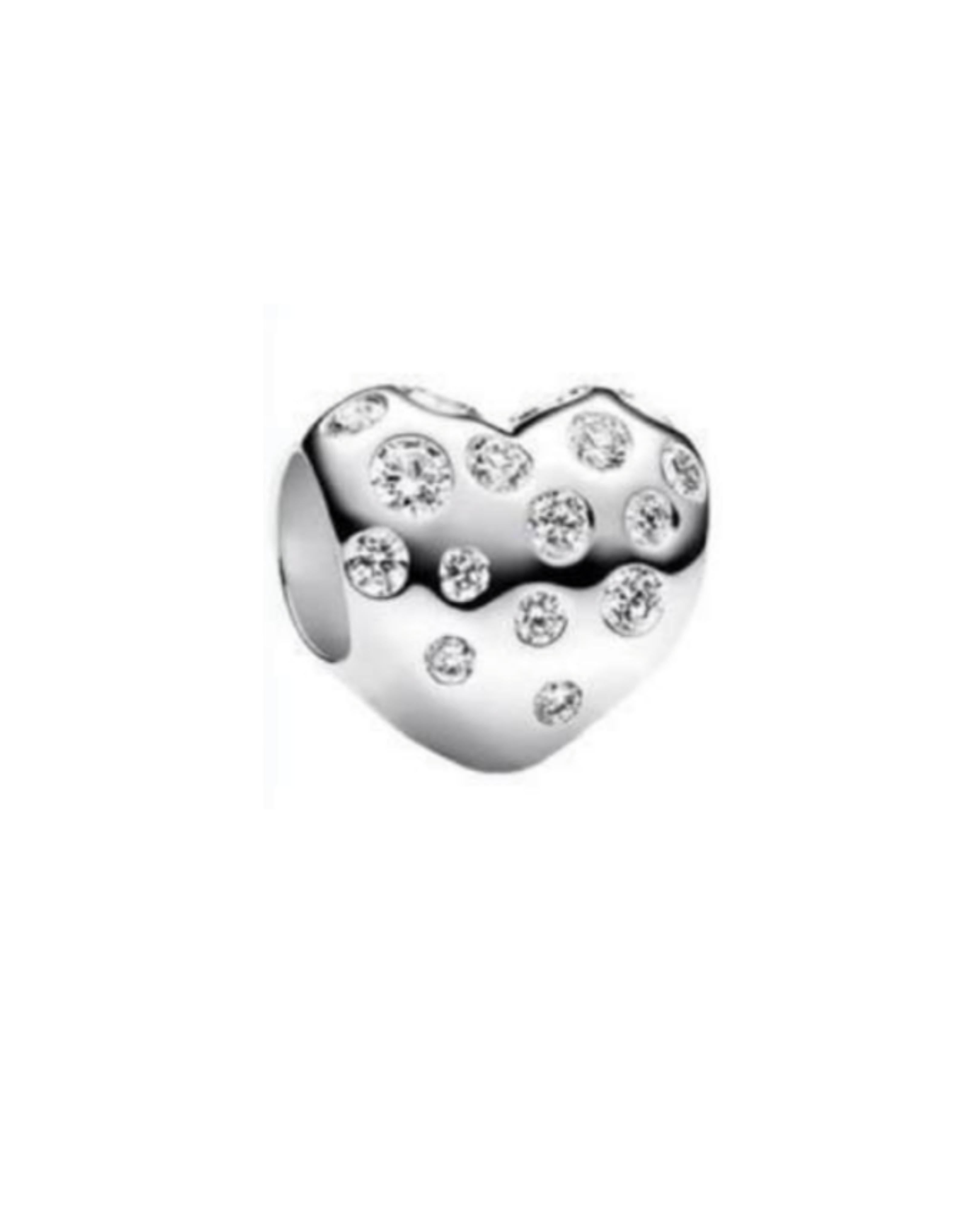 Charm 379 corazón piedras