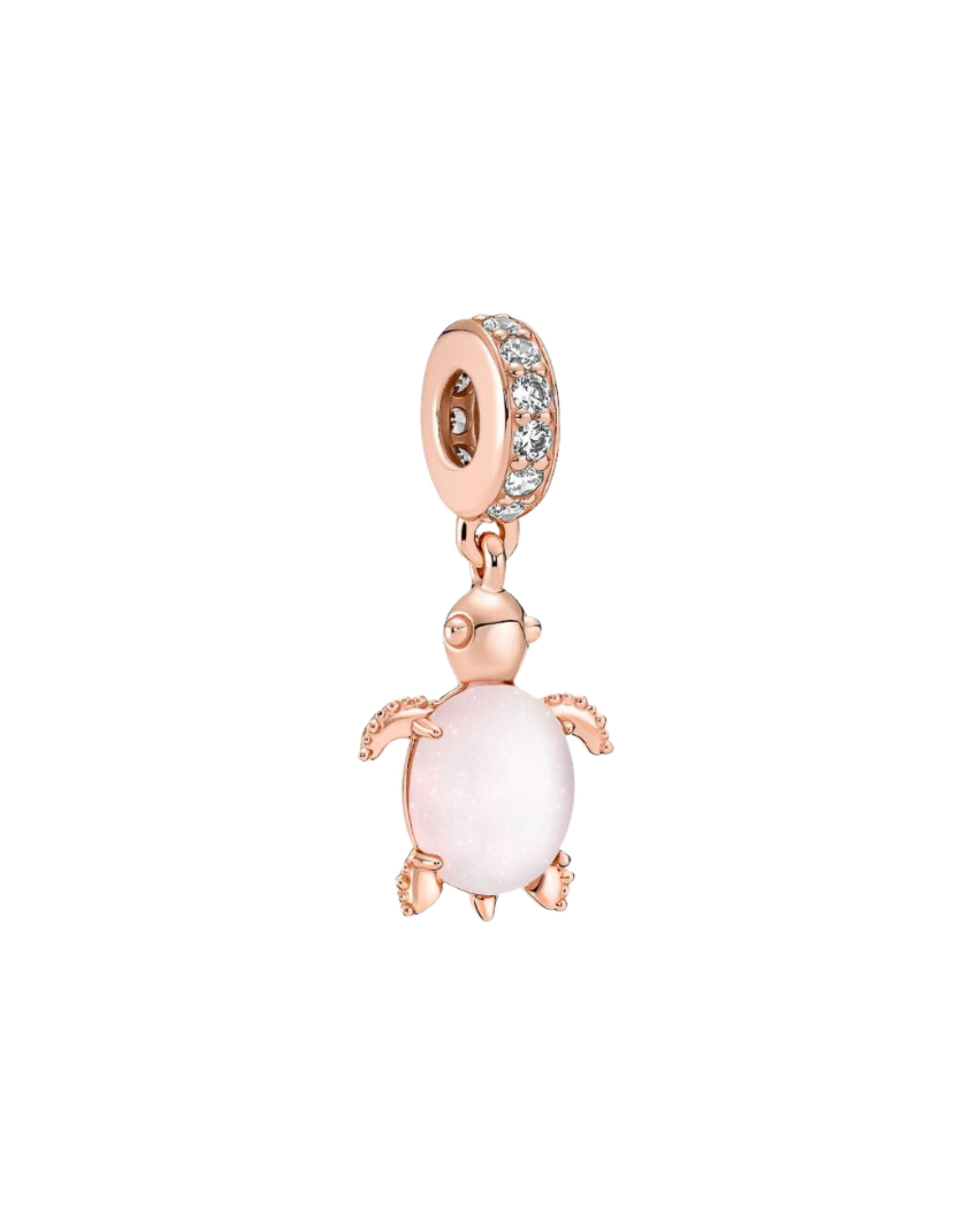 Charm 35 tortuga rose gold