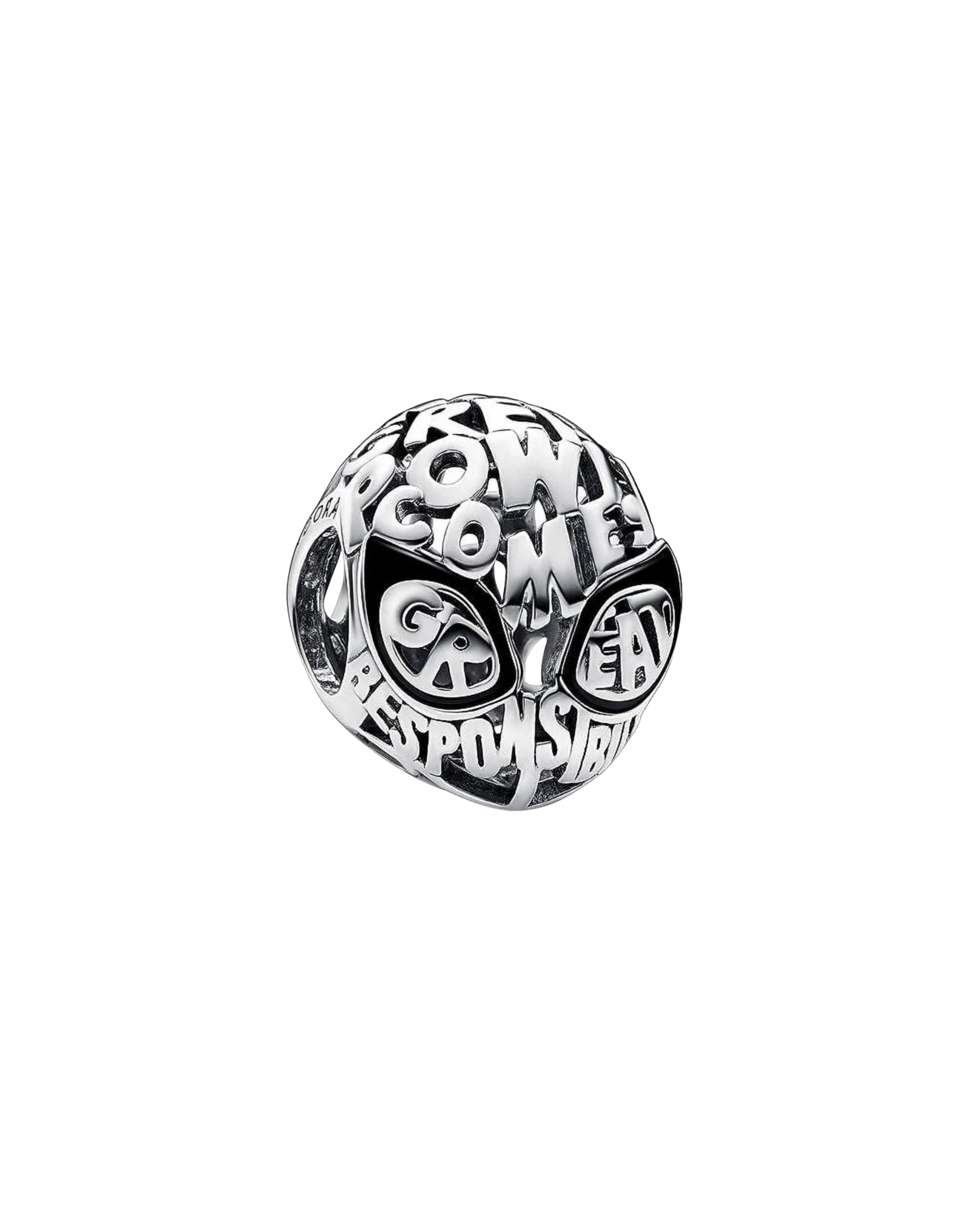 Charm 124 spider face