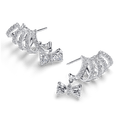 Aretes AR28 Espiral y Moño de Bridgerton