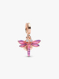 Charm 850 Libélula Rosa