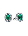 Aretes AR31 Verdes Rectangulares