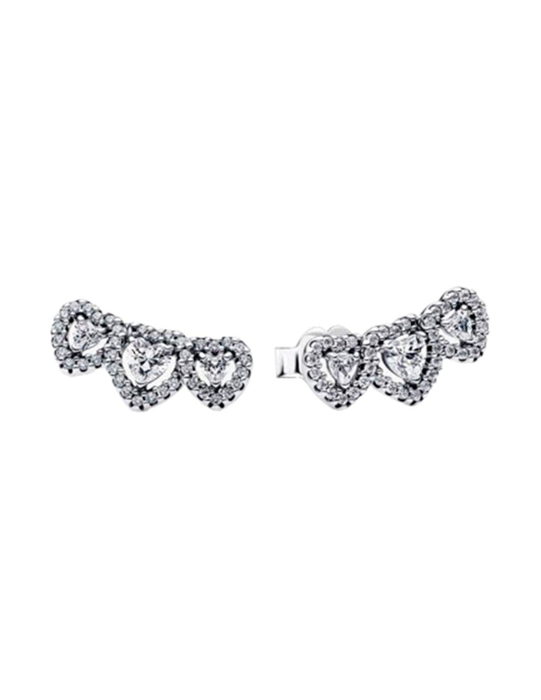 Aretes AR27 Trilogía de Corazones
