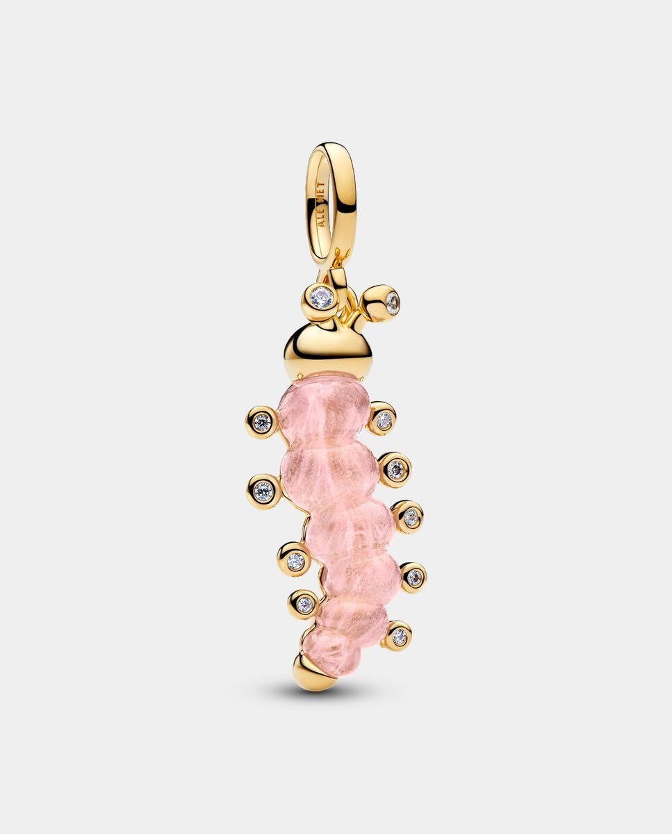 Charm 829 Oruga rosa colgante